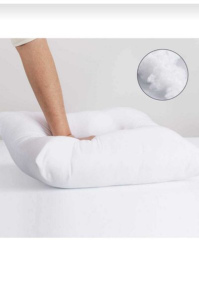AYHOME Surprise White Pillow - Multi-Purpose Organic Summer Sleeping Pillow and Bead Fiber