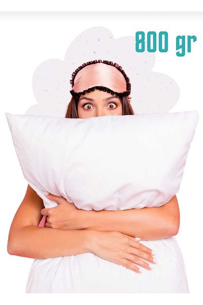 AYHOME Surprise White Pillow - Multi-Purpose Organic Summer Sleeping Pillow and Bead Fiber