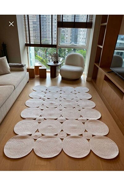 bestiva hasır jüt halı el örgüsü halı kilim yıkanabilir çift taraflı