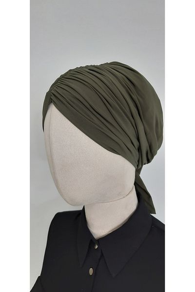 erasra class Χακί Χρώμα Hijab Swimmer Bonnet - Συμβατό με θάλασσα και πισίνα, Hasema και μαγιό Top Bonnet