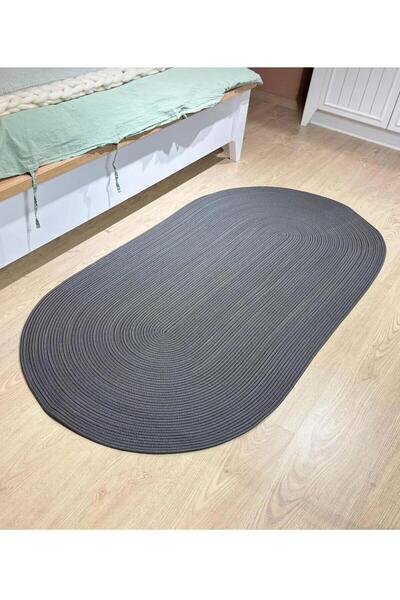 bestiva hasır jüt halı el örgüsü halı kilim yıkanabilir çift taraflı oval