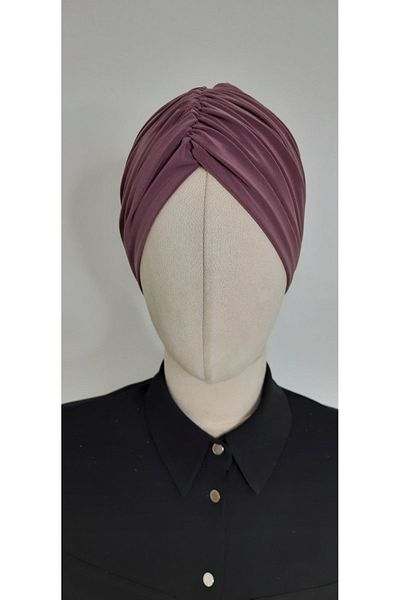 erasra class Sea and Pool Cap - Lilac Compatible with Hijab Swimmer, Hasema and Swimsuit
