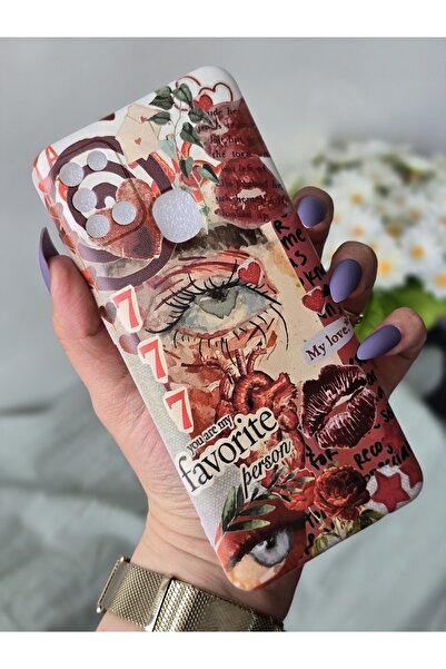 SUPER FRAME Samsung Galaxy A21S Uyumlu Baskılı Şeffaf Telefon Kılıfı