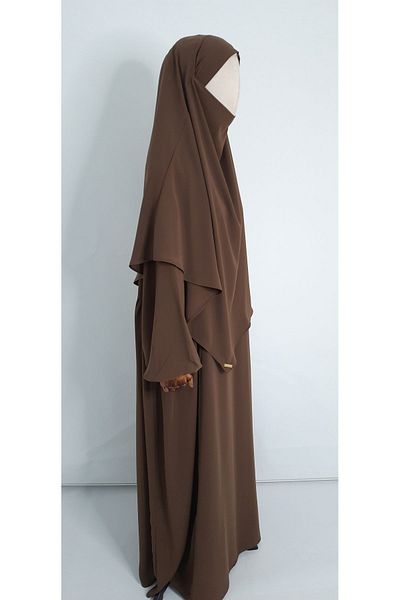 erasra class Комплект костюми ABAYA и SOUFFL в кафяв цвят