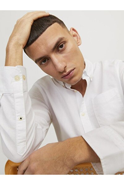 Jack & Jones Ανδρικό πουκάμισο Jack Jones Oxford12182486