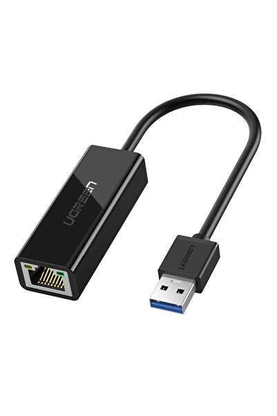 Ugreen Usb 3.0 Pc Mac Konsol Tv Box Ethernet Adaptörü Siyah