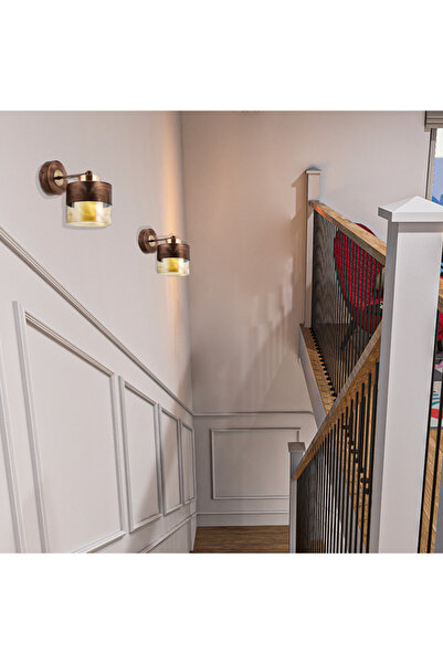 LADCO AYDINLATMA Bakır Renk Kaplmama Aplik A-428-apl-cu