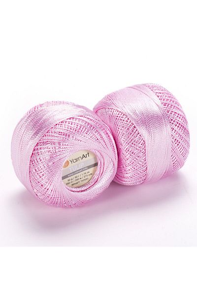 Yarnart Τουλίπα - Sparkling Lace Rope Candy Pink-415