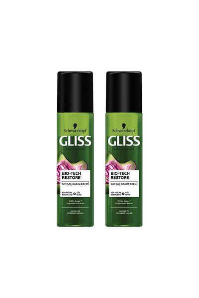 Gliss Bio-tech Strengthening Care Leave-in Liquid Conditioner 200 ml Pack of 2