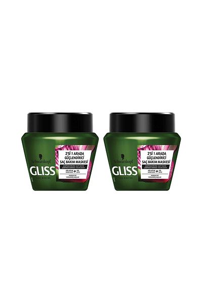 Gliss Bio-tech Strengthening Hair Care Mask 300 ml Pack of 2