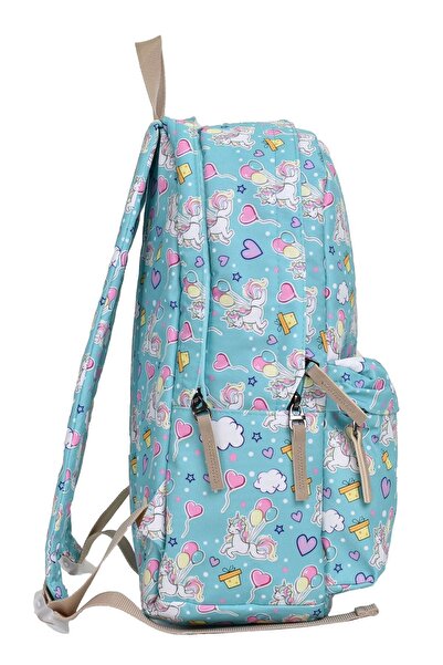 ELATAE Waterproof Multi-Eye Girls' Travel School Backpack