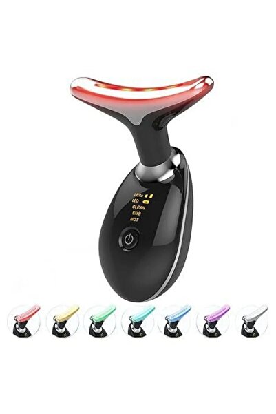CareSparkle Boyun Ve Yüz Ems Güzellik Cihazı 7 Renkli Gıdık Sarkma Ve Cihaz