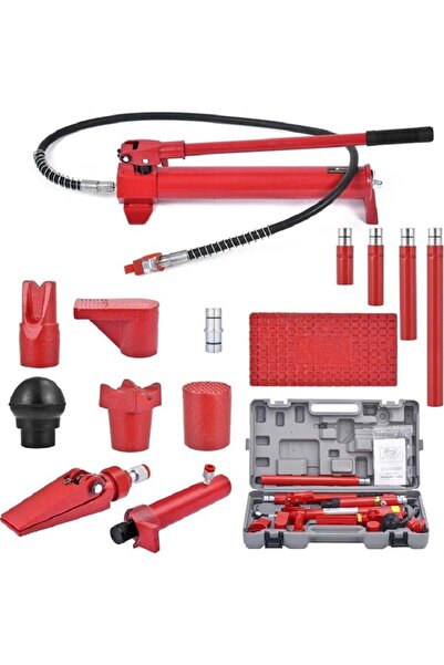 CMC Portatif Hidrolik Arabalı Kriko Seti 10 Ton