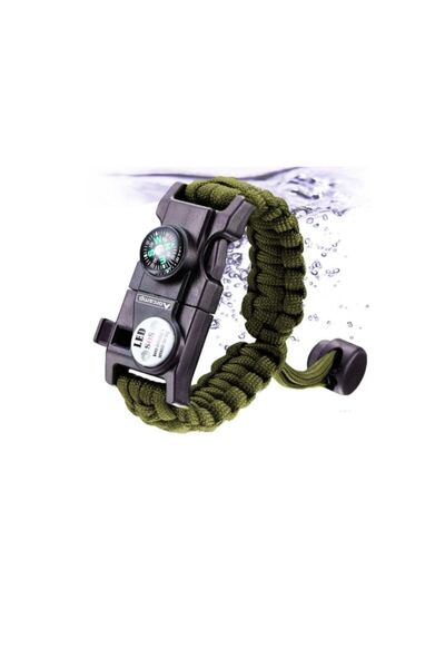 Orcamp Paracord Kamp Bileklik Hayatta Kalma Bilekliği