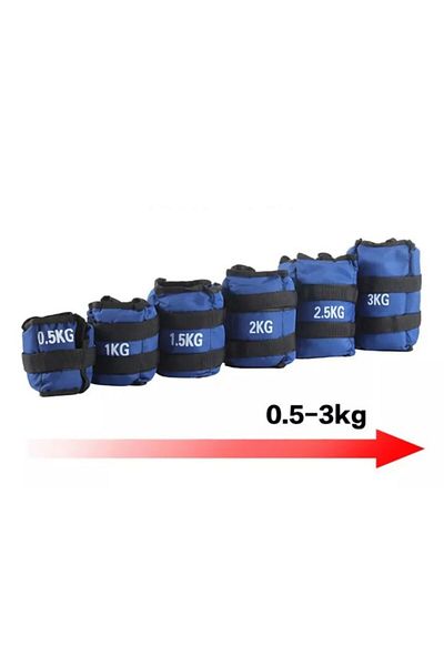 DSport Hand-Toe Wrist Weight 0.5 kg Double (2 Pcs) Sand Bag