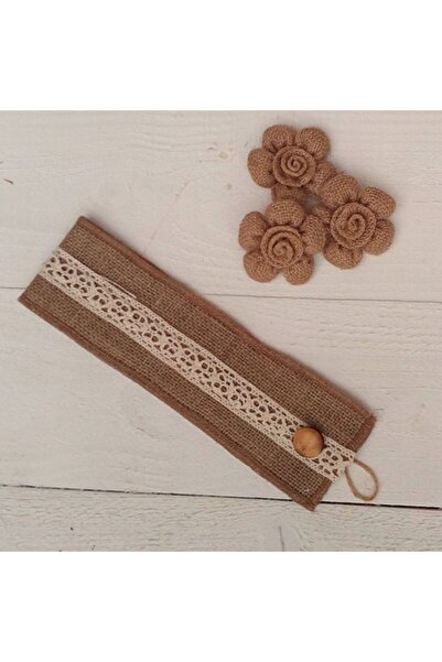 KÜTÜKhouse Kahverengi Perde Fon Bağı