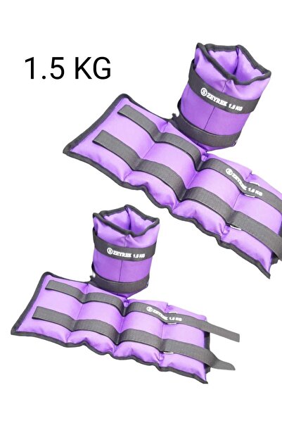 S ZEYREK 1,5 kg × 2 buc. Total 3 kg. Set de greutăți pentru întărirea mușchilor pentru încheietura mâinii.