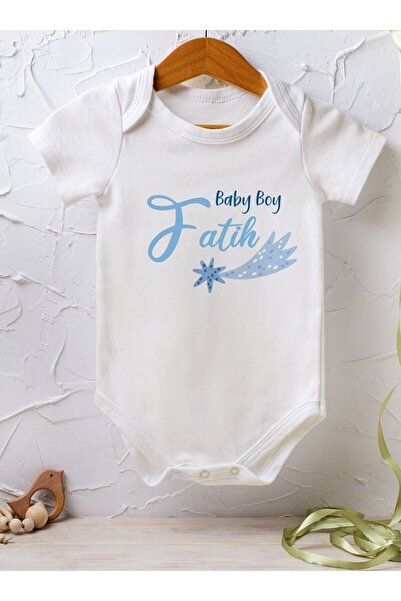 Homamia Kişiye Özel Isimli Tek Zıbın Bebek Body ( Iletilen Isim Ile)