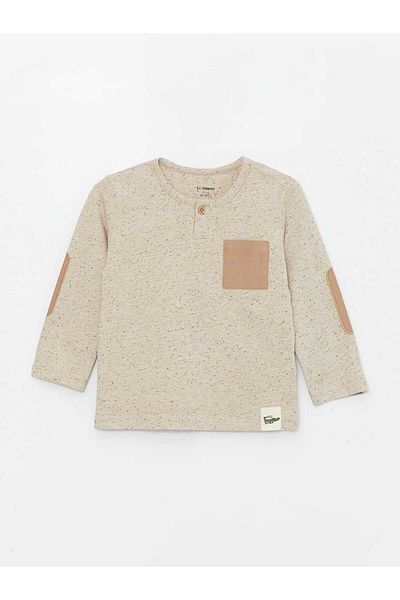 LC Waikiki Baby Boy Hosszú ujjú Crew Neck póló - LCW baba