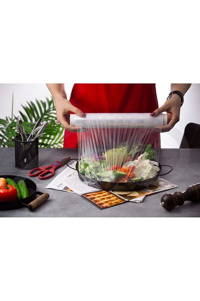 Granvex 1 Piece Food Stretch Film - 30cm x 100meter Food Freshness Protection Roll