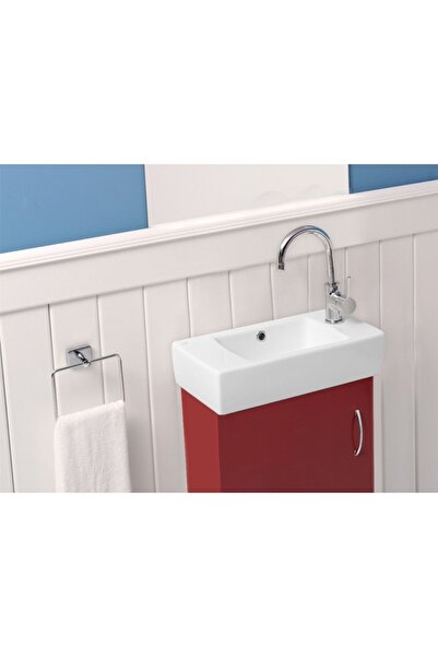 Turkuaz City Lavabo 25x50 cm (Sağdan Batarya Delikli)