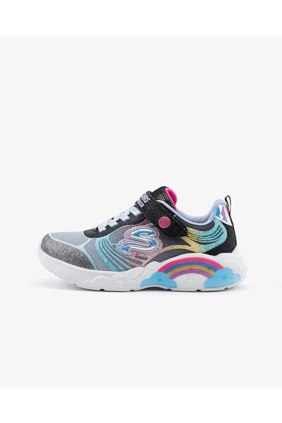SKECHERS 302309l Bkmt Rainbow Racer-nova Blitz Çocuk Spor Ayakkabı