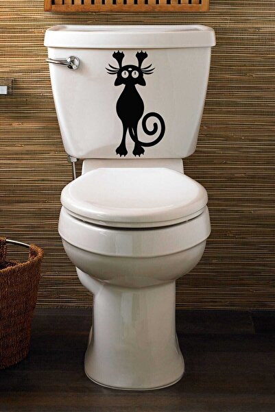 Kt Grup Munzur Kedi Klozet Kapağı Ve Banyo Sticker Mnzrcat001