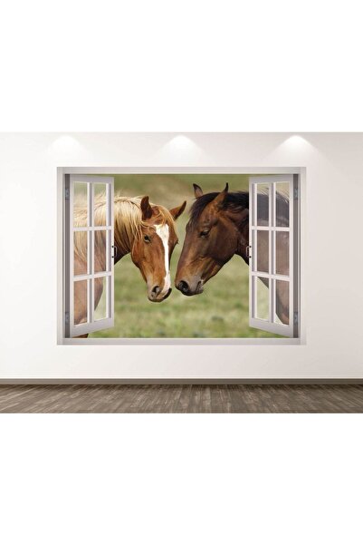 Kt Grup Muhteşem Manzaralar Full Hd Baskı 3D Pencere Modern Duvar Sticker