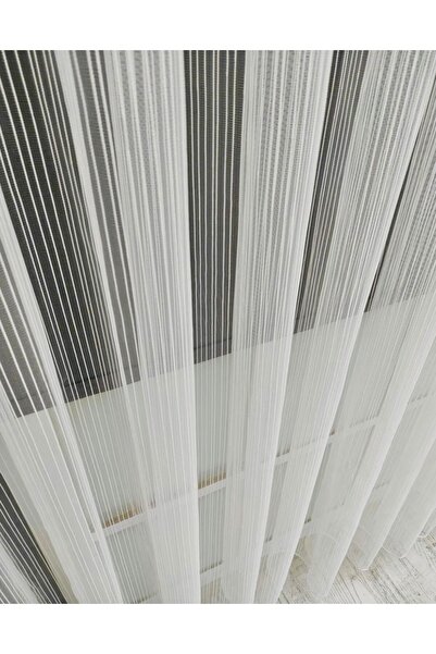 yağmur zebra CHAIN LINE PATTERNED TOWEL CURTAIN, SKIRT IS LEADED, MEDIUM PLATED (1/2,5 PLEATED) MINIMALIST DESIGN