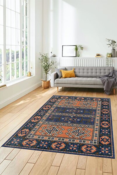 EY HOME Dijital Baskılı Kaymaz Taban Yıkanabilir Etnik Desen Yolluk Mutfak Sa...