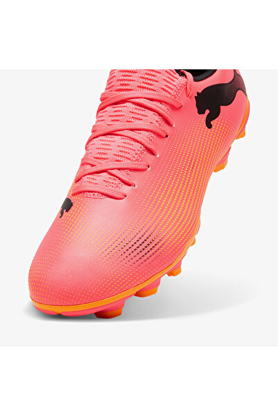 Puma Future 7 Play Fg/Ag Unisex Red Turf Soccer Cleats