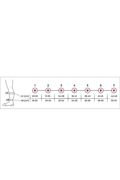 Variteks Below the Knee Ccl II Compression Socks (Open Toe) 912 No:6