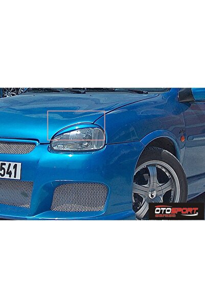 OTOSPORT Opel Corsa B Far Kaşı Sağ Sol Takım Fiberglass Boyasız