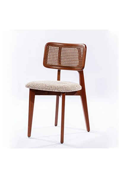 METSAN AKSESUAR Zion Sandalye Hasırlı Döşemeli (6 ADET)