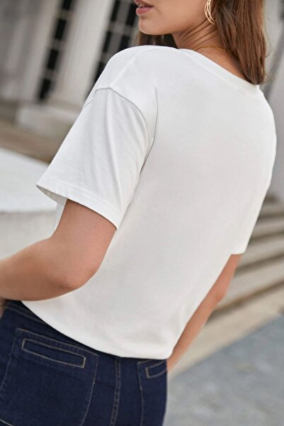 trendypassion Μπλουζάκι Unisex Hearts Printed Design