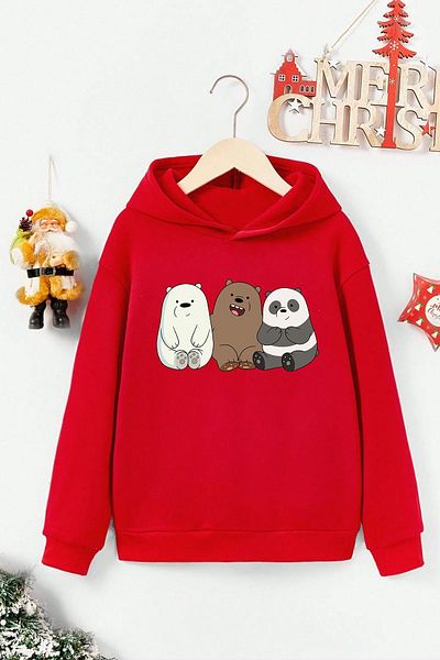 trendypassion Children's Friendly Bears Printed Sweatshirt