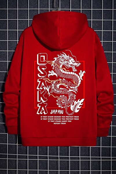 trendypassion Hanorac cu glugă cu imprimeu Osaka unisex