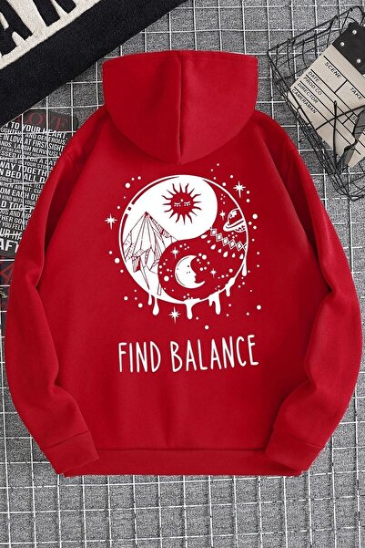 trendypassion سويت شيرت بتصميم يين ويانغ للجنسين