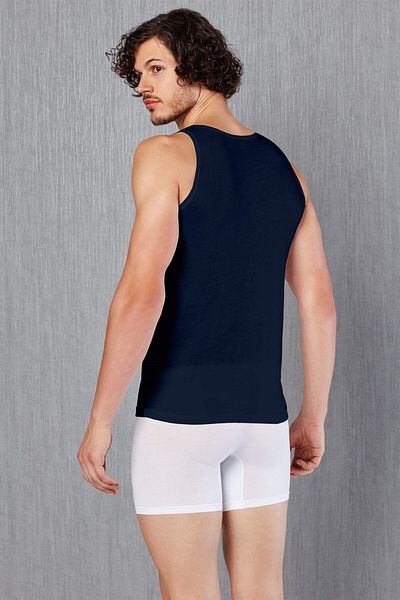 Doreanse Men's Very Thin and Elegant Cotton Fabric Large Size Strappy Undershirt-2030p