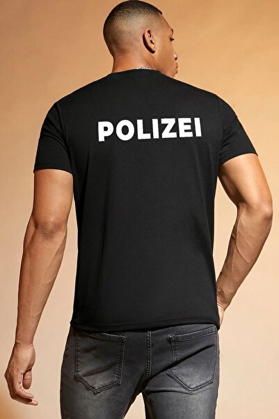 trendypassion Tricou unisex cu imprimeu Police