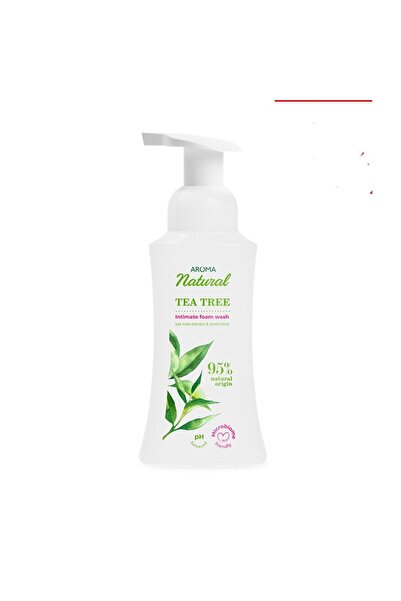 AROMA NATURAL TEA TREE %95 BİTKİSEL GENETAL BÖLGE YIKAMA KÖPÜGÜ  300 ml