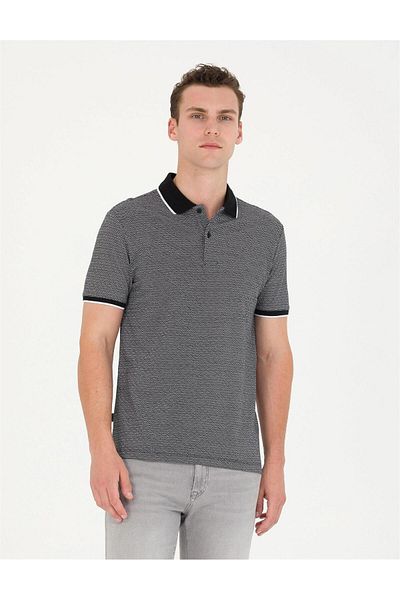 Pierre Cardin T-Shirt Polo Neck Slim Fit