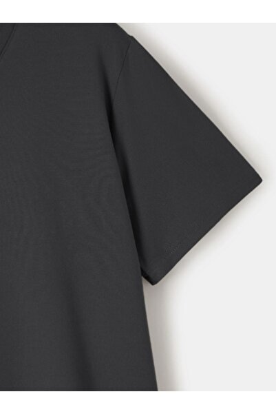 LA GULER Βαμβακερό μπλουζάκι Oversize - Unprinted and Ic Not Goster