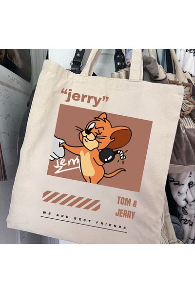 Touz Moda Τσάντα ώμου με σχέδιο Jerry