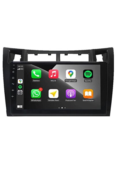 Genel Markalar Toyota Yaris Android Multimedya 2007-2011 Uyumludur 4Gb Ram 64Gb Hafıza Carplay Usb