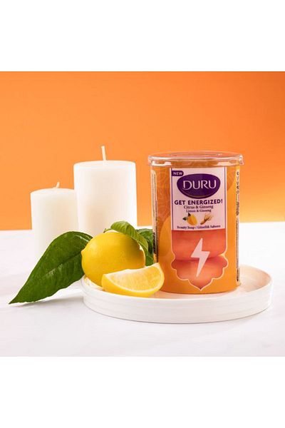 Duru Moods Energized Lemon and Ginseng Soap - 4*90g, 4 Pieces