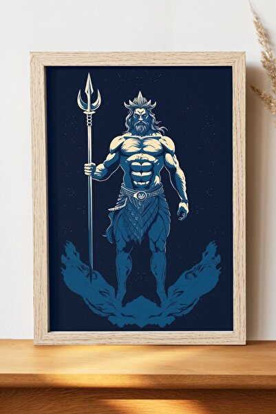 Luna Marissa Αφίσα Poseidon - Αφίσα τοίχου από γυαλιστερό χαρτί χωρίς πλαίσιο