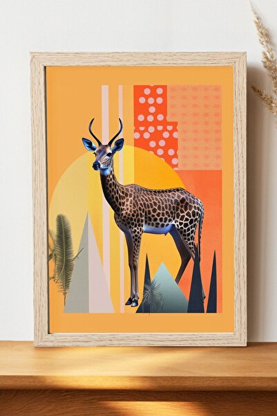 Luna Marissa Αφίσα ελαφιών - Αφίσα τοίχου από γυαλιστερό χαρτί χωρίς πλαίσιο