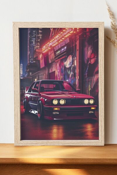 Luna Marissa Αφίσα BMW - Αφίσα αυτοκινήτου από γυαλιστερό χαρτί χωρίς πλαίσιο