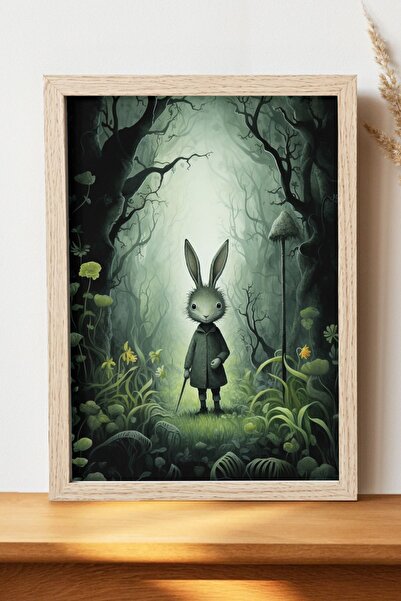 Luna Marissa Αφίσα κουνελιού - Αφίσα τοίχου από γυαλιστερό χαρτί χωρίς πλαίσιο